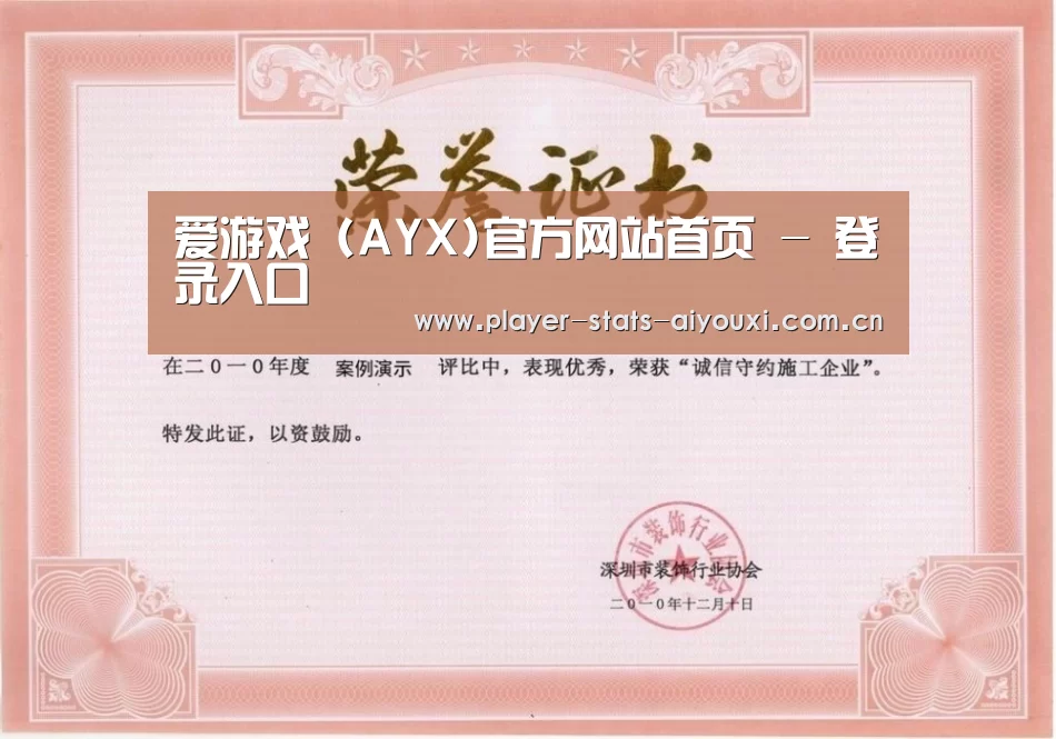 荣誉证书二